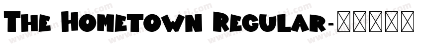 The Hometown Regular字体转换